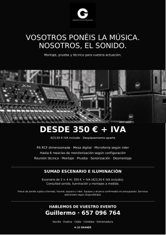 Portada del dosier de Grupos y artistas