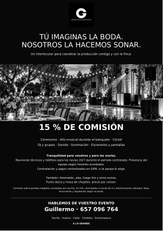 Portada del dosier de Wedding planners